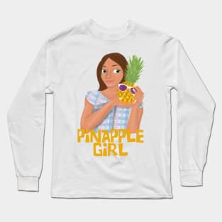 Pinapple Girl Long Sleeve T-Shirt